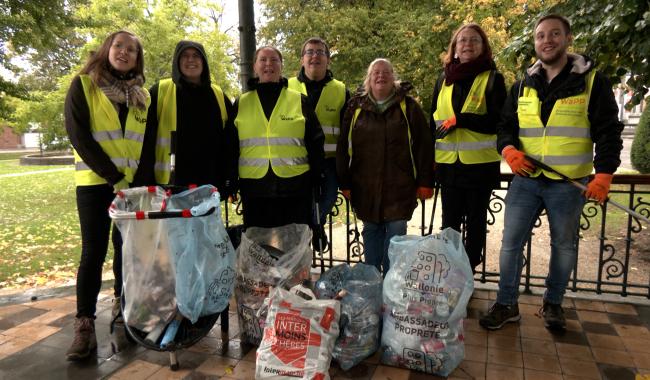 Soignies: Des ambassadeurs propreté de l'Asbl Be Wapp