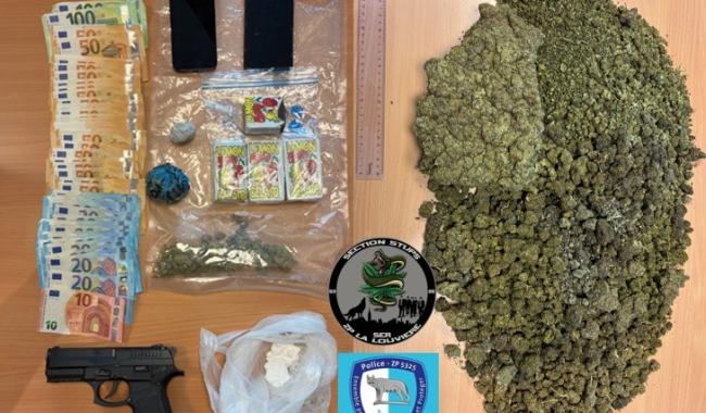 La Louvière : importante saisie de drogues et arrestation d'un trafiquant