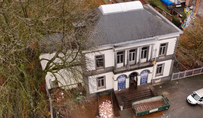 La Louvière : rénovation du château Gilson pour accueillir le Daily-Bul