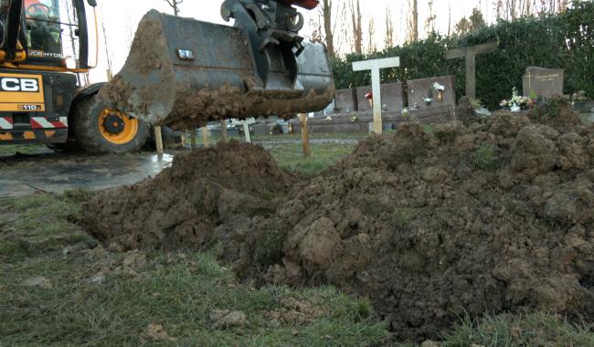 Seneffe : une campagne d'exhumation au cimetière