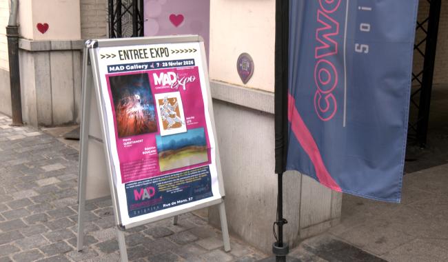 Soignies : une nouvelle exposition au MAD Coworking