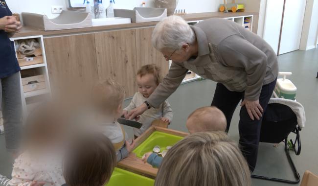 Neufvilles : une crèche et une maison de repos étroitement liées