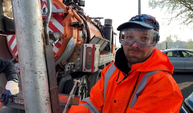 Morlanwelz: opération de curage des avaloirs et collaboration "Commune - Hygea"