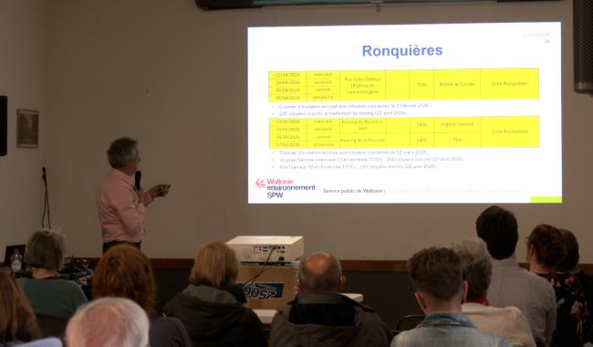 Ronquières/PFAS: les résultats de l'enquête, le mystère des œufs auto-produits contaminés et la qualité de l'eau du robinet au programme de la présentation des experts