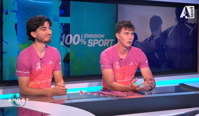 Les invités de la semaine : Gabriel Cardarelli et Gael Chapelle(Triathlon de Binche)