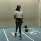 Athlétisme : la vitesse, l'adrénaline de Callie Lizzy Nzukou Wakam