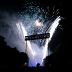 Binche : feu d'artifice final
