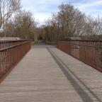 Arquennes : la passerelle enfin en service