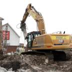 Pont Capitte : démolition des rampes et déviation du Thiriau