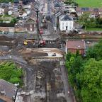 La Louvière: le chantier du pont capitte avance bien