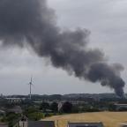 Le Roeulx : incendie dans une ferme, la circulation fortement perturbée