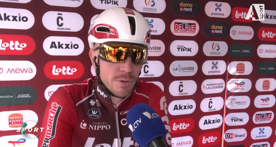 Lionel Tamiaux au service de Steffen De Schuyteneer lors du Lotto Circuit de Wallonie