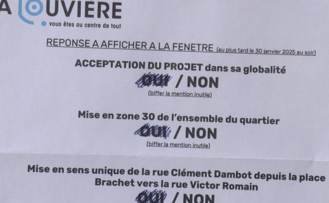 La Louvière: fin anticipée du test de mobilité au quartier de Bouvy