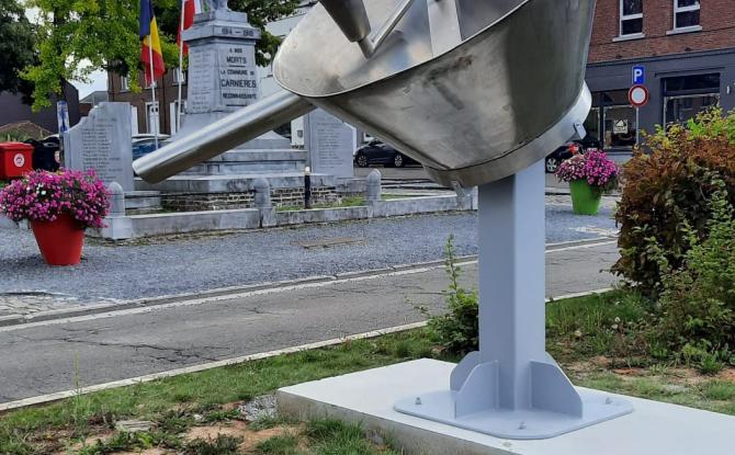 Carnières : inauguration d'un passe-vite géant