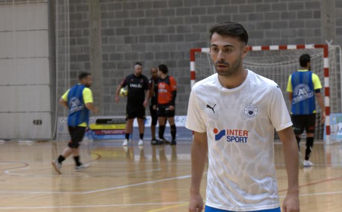 Matteo Cordier à l'aube d'une nouvelle saison dans l'élite du futsal