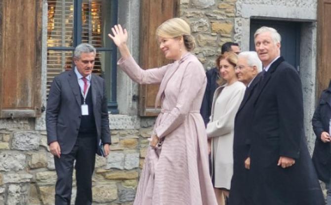 Écaussinnes : le Roi et la Reine de passage dans la cité de l'Amour