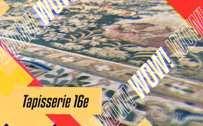 WOW! Une tapisserie du 16e bientôt exposée à Mariemont.