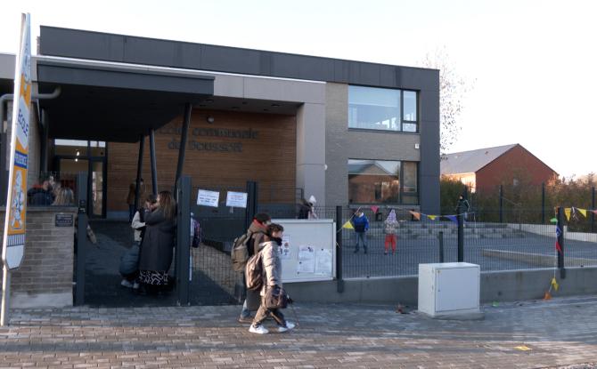 La Louvière : fin des travaux pour l'école communale de Boussoit
