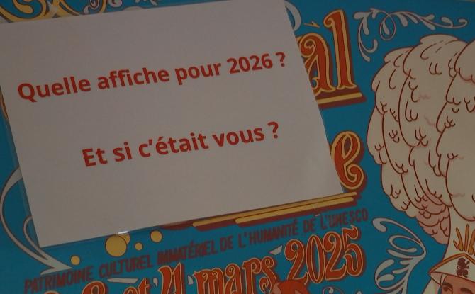 Binche : les votes pour l'affiche du Carnaval 2026 sont ouverts