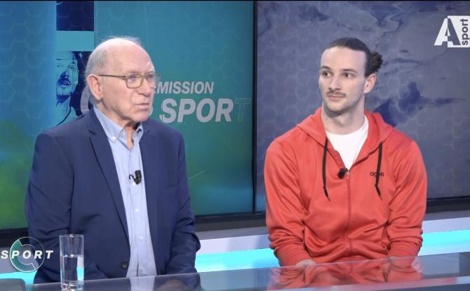 Les invités de C Sport : Michel Laffineur et Antoine Marlière (Club de Gymnastique Santé-Force)