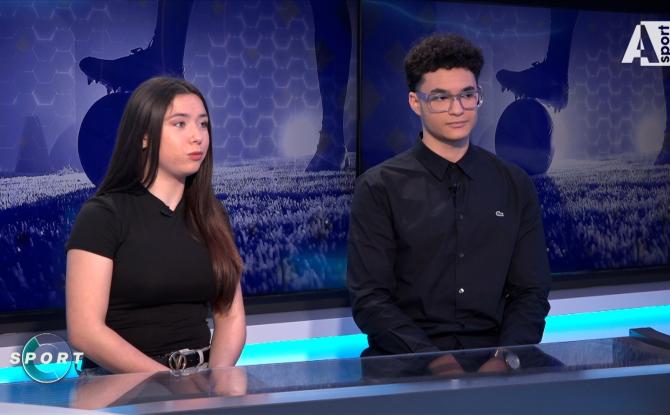 Les invités de C Sport : Nora Blervaque et Elyesa Yurdakul (R. ACLO)