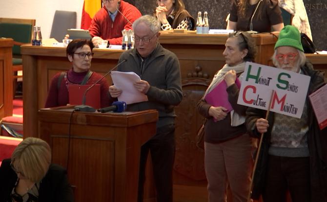 Hainaut Séniors: une délégation du comité de soutien a interpellé le Conseil provincial