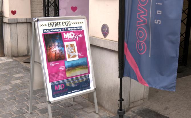 Soignies : une nouvelle exposition au MAD Coworking