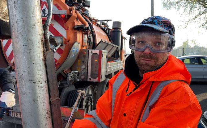 Morlanwelz: opération de curage des avaloirs et collaboration "Commune - Hygea"