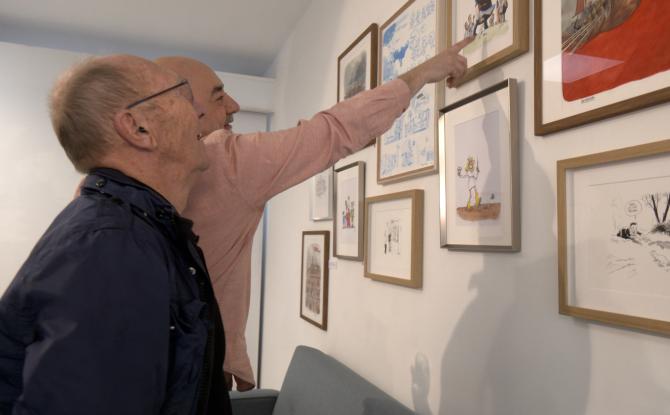 La Louvière: la bande dessinée s'expose à la galerie Nardone