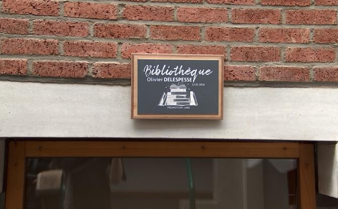 Soignies : une bibliothèque en hommage à Olivier Delespesse