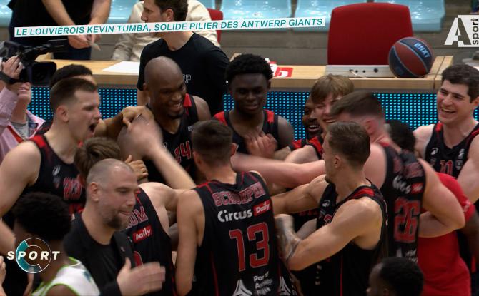 Basket : Kevin Tumba, pilier des Giants vise désormais le titre belge