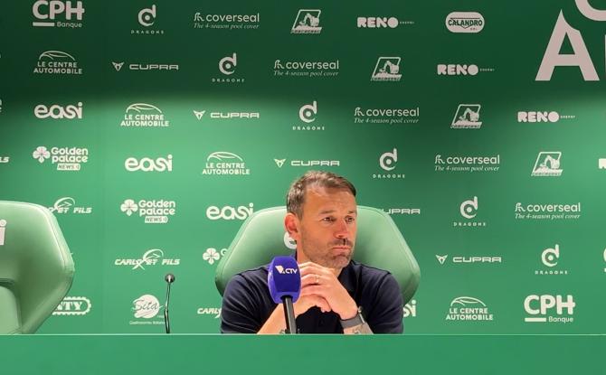 La dernière conférence d'après match de Frédéric Taquin après la victoire face au Cercle de Bruges